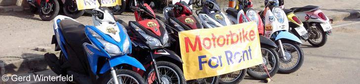 Roller, Moped & Motorräder zum Vermieten